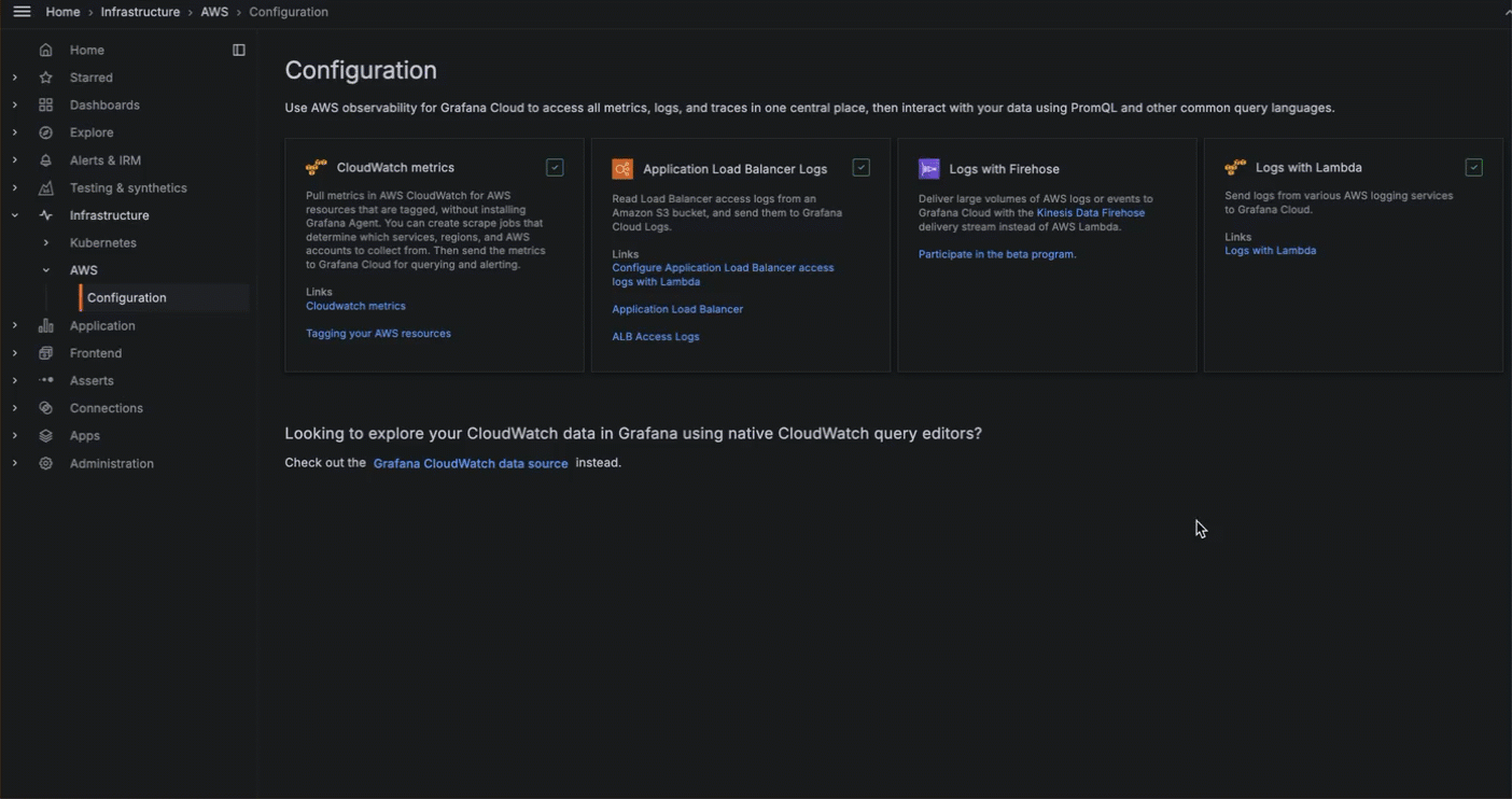 Configure logs
