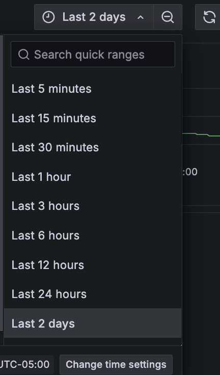 Time selector